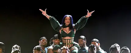 La rapera Cardi B en concierto La rapera Cardi B en concierto