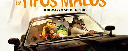 Cartel promocional de la película 'Los tipos malos' Cartel promocional de la película 'Los tipos malos'
