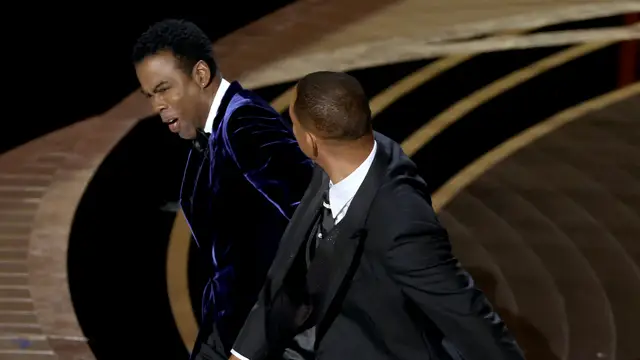 La agresión de Will Smith a Chris Rock en la gala de los Oscar.