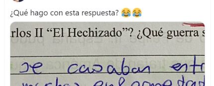 Le pregunta a su alumno por el apodo de Carlos II y su repuesta no tiene desperdicio