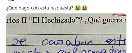 Le pregunta a su alumno por el apodo de Carlos II y su repuesta no tiene desperdicio Le pregunta a su alumno por el apodo de Carlos II y su repuesta no tiene desperdicio
