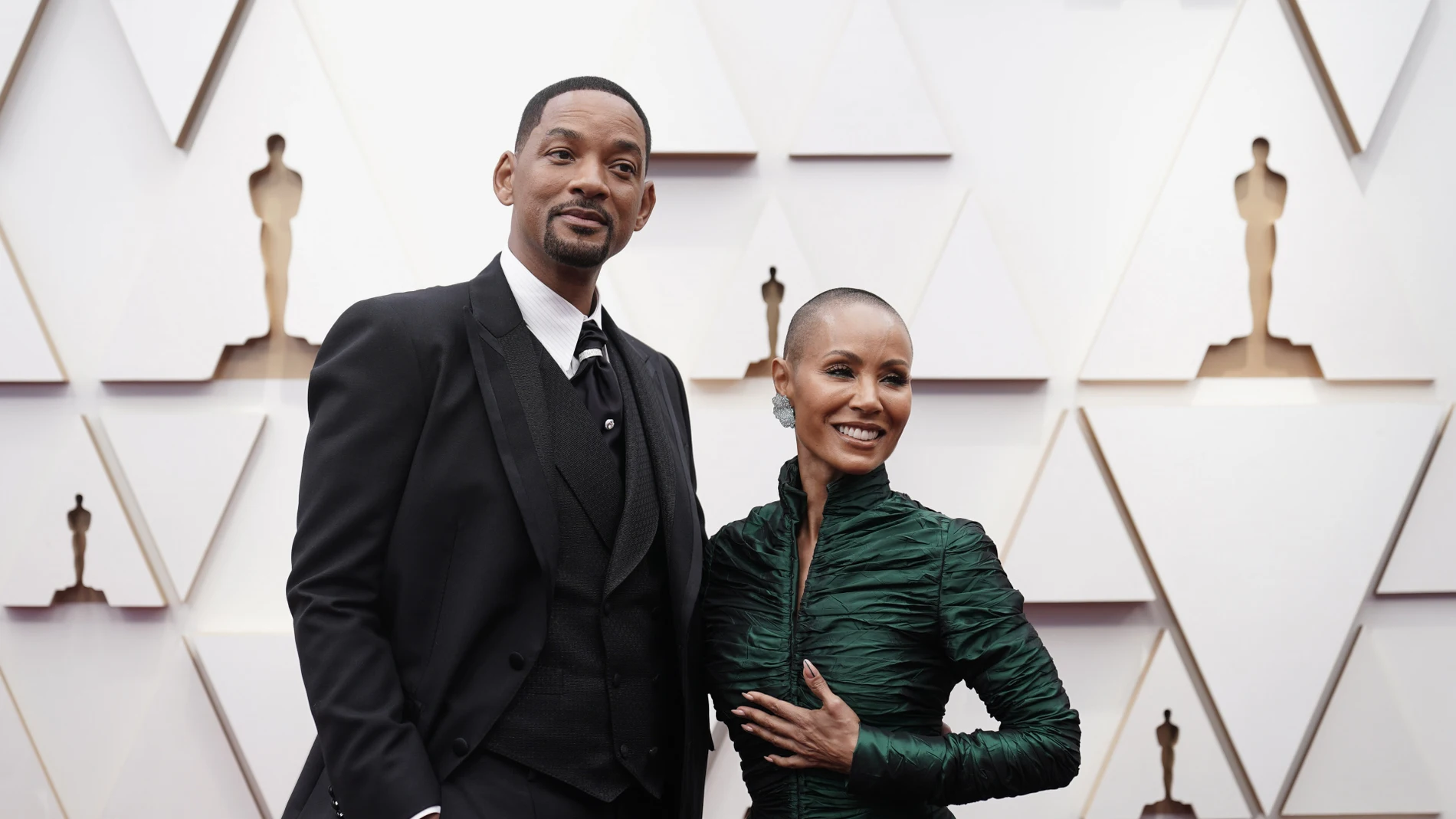 Jada Pinkett y Will Smith en los Premios Oscar