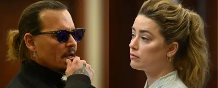 Johnny Depp y Amber Heard, en el juicio Johnny Depp y Amber Heard, en el juicio