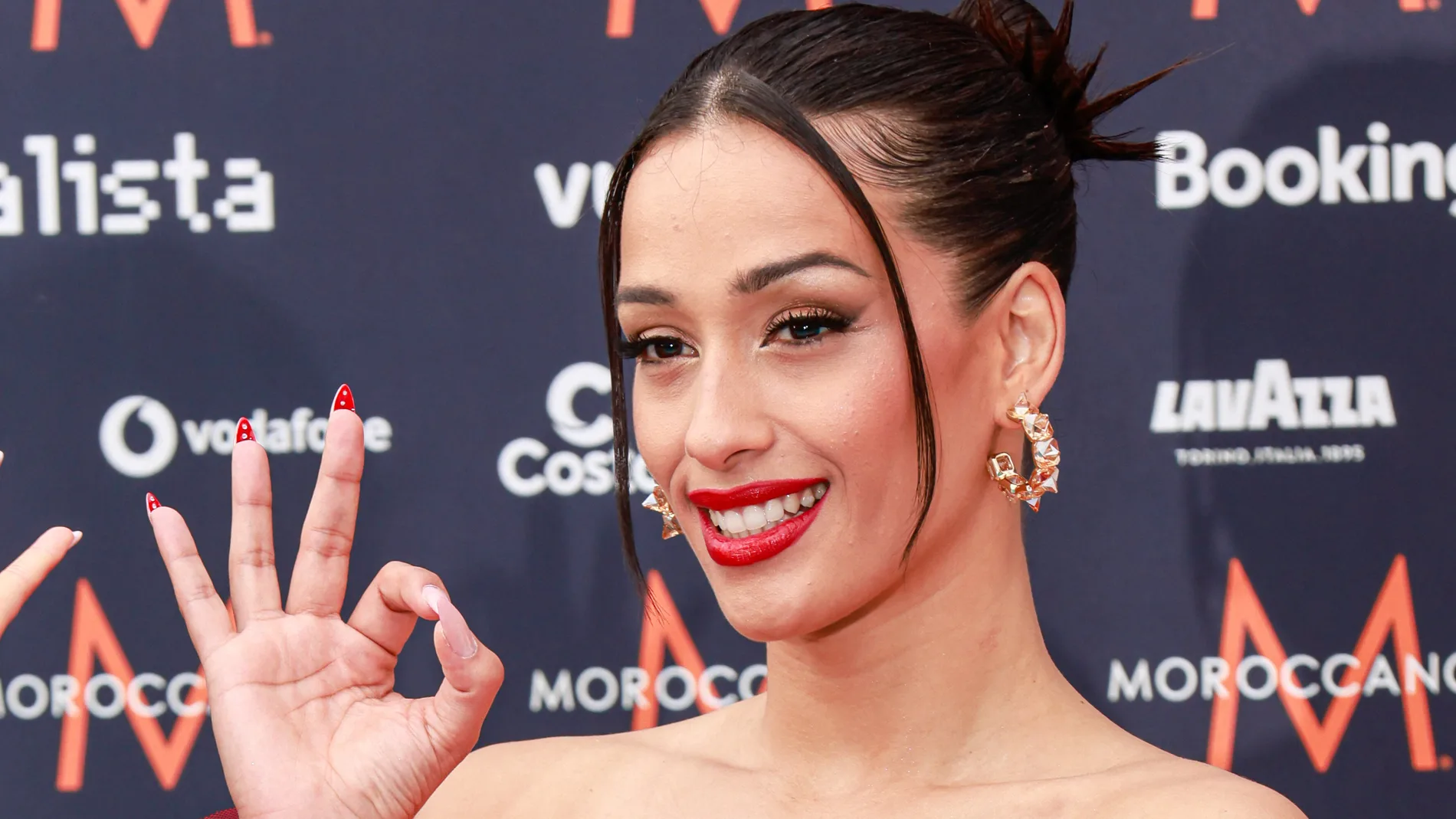 Chanel posa en la alfombra roja de la fiesta de apertura de Eurovisión 2022 Chanel posa en la alfombra roja de la fiesta de apertura de Eurovisión 2022