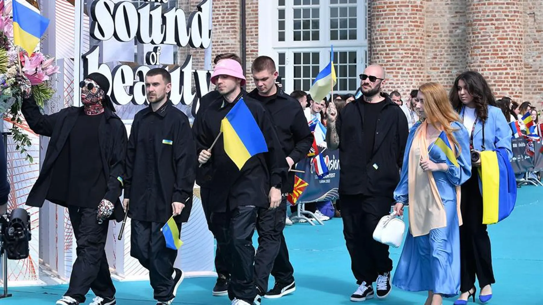 El grupo Kalush Orchestra, representante de Ucrania en Eurovision 2022