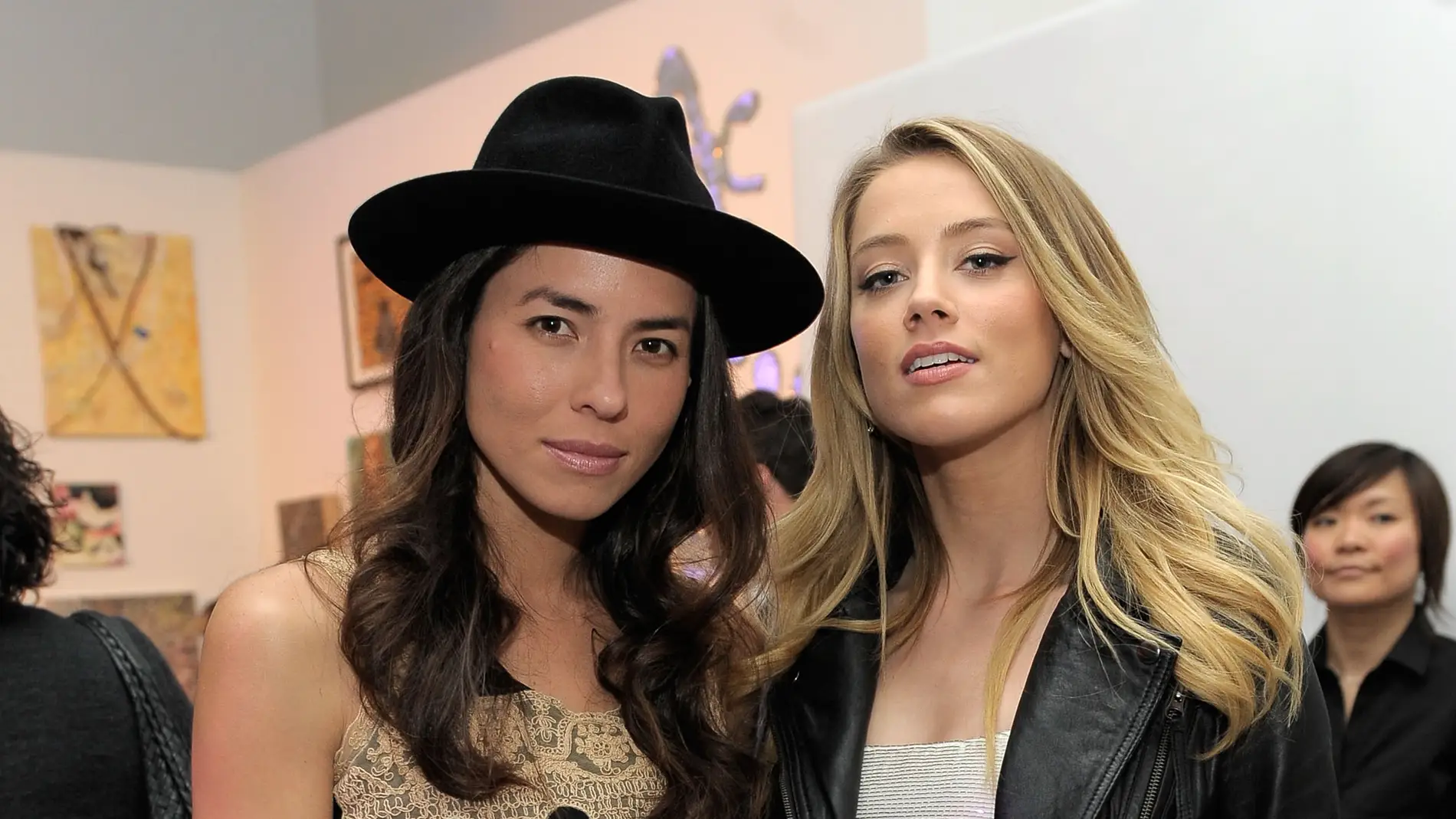 Tasya Van Ree y Amber Heard Tasya Van Ree y Amber Heard