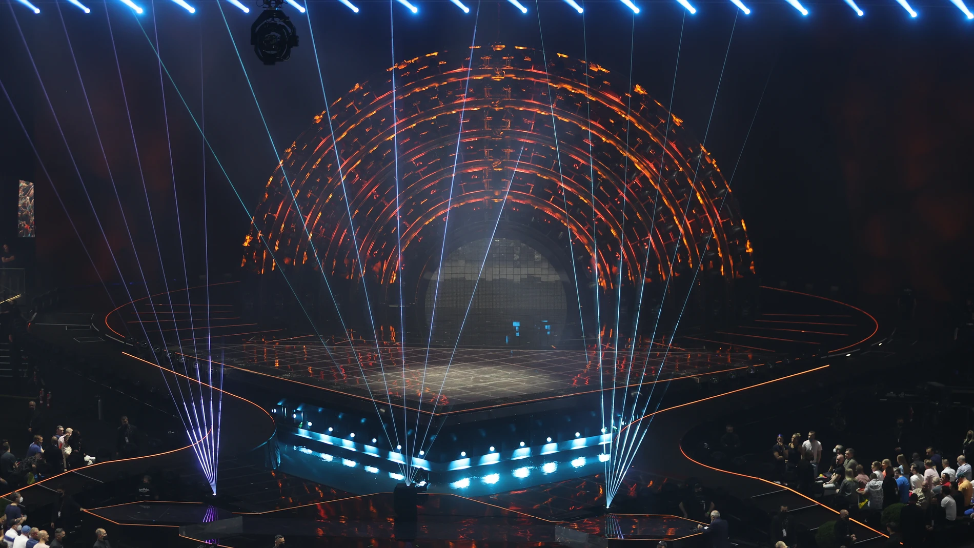 El escenario de Eurovisión 2022 en Turín
