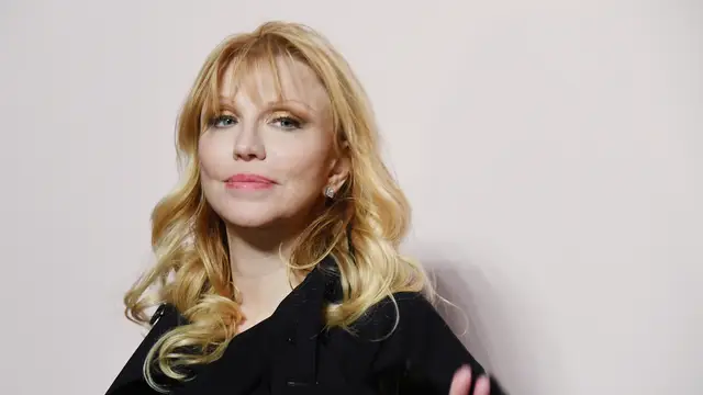 La cantante Courtney Love, viuda de Kurt Cobain