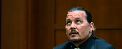 Johnny Depp, durante una de las sesiones de su juicio contra Amber Heard Johnny Depp, durante una de las sesiones de su juicio contra Amber Heard