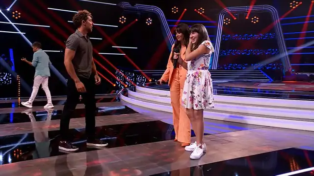 Aitana y Cristina en 'La Voz Kids'