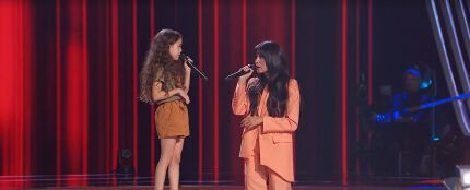 Aitana y Sandra Valero en La Voz Kids