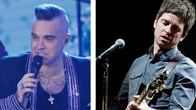 Robbie Williams canta ESTA canción de Oasis