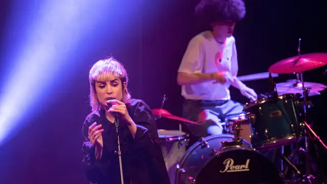 Natalia Lacunza, en un concierto de 2021.