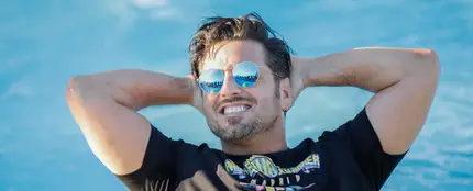 David Bustamante en el Parque Warner David Bustamante en el Parque Warner