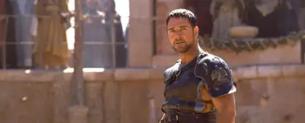 Russell Crowe, en la película 'Gladiator' del año 2000 Russell Crowe, en la película 'Gladiator' del año 2000