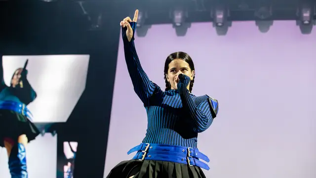 Rosalía en concierto