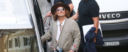 Johnny Depp, durante su gira musical por Europa