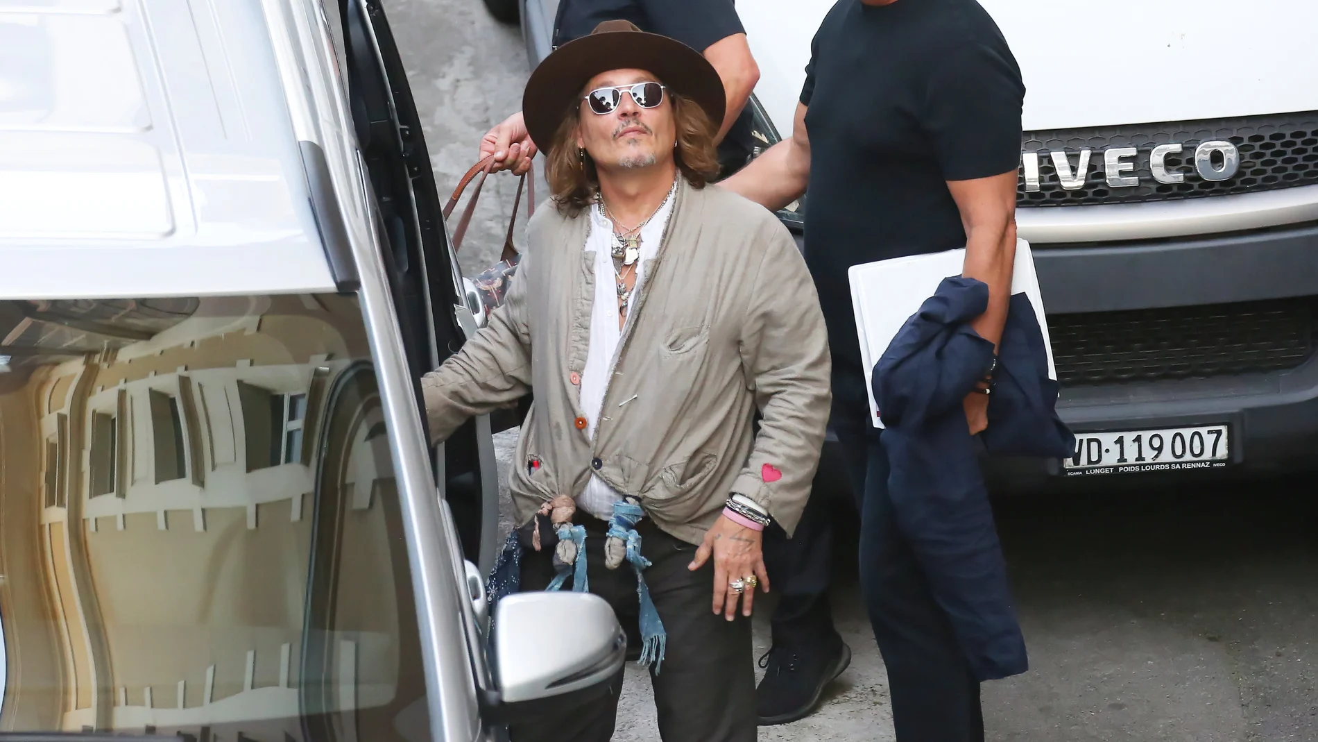 Johnny Depp, durante su gira musical por Europa