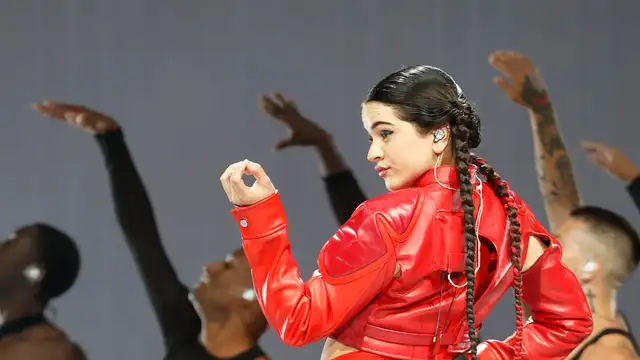Rosalía, en su concierto del 19 de julio en Madrid