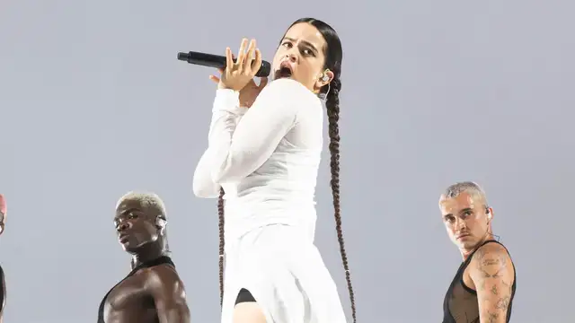 Rosalía, en el concierto del 13 de julio en Granada