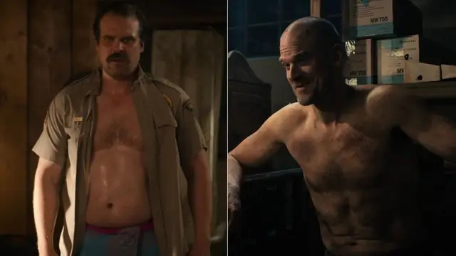 El cambio de Davir Harbour en 'Stranger Things'