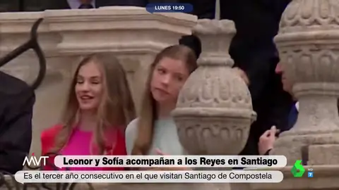 ¿Qué hay tras el gesto de enfado de la infanta Sofía en Santiago? ¿Qué hay tras el gesto de enfado de la infanta Sofía en Santiago?