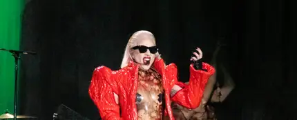 Lady Gaga durante un concierto de su gira The Chromatica Ball Lady Gaga durante un concierto de su gira The Chromatica Ball
