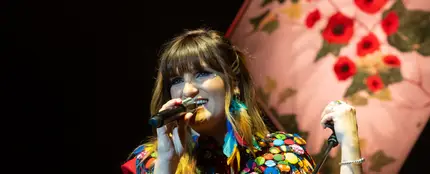 Rozalén durante un concierto Rozalén durante un concierto