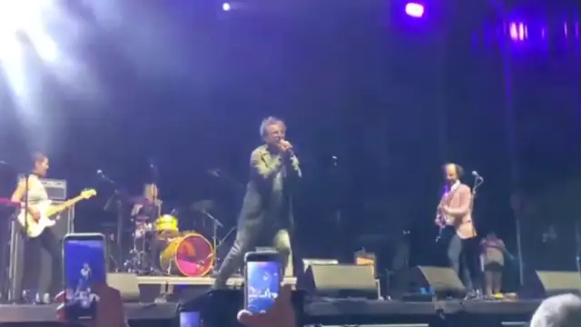 Jordi Évole, en el escenario del Sonorama Ribera 2022.
