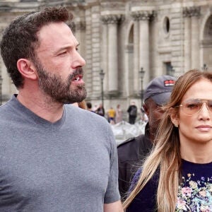 Jenifer Lopez y Ben Affleck, durante su luna de miel en París