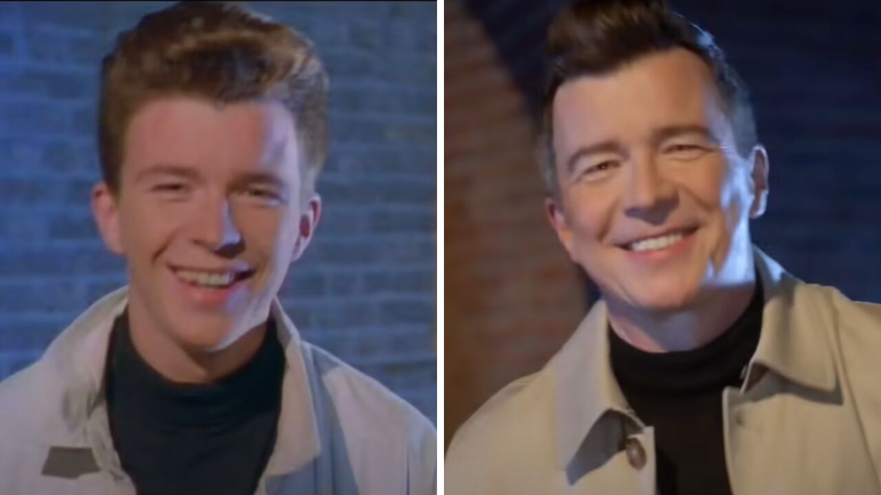 Rick Astley recrea el vídeo de 'Never gonna give you up' 35 años