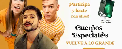 Llévate un un iPhone 13 Pro y unos auriculares AirPods Pro en el nuevo concurso de Camilo y 'Cuerpos especiales' Llévate un un iPhone 13 Pro y unos auriculares AirPods Pro en el nuevo concurso de Camilo y 'Cuerpos especiales'