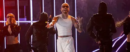 Rauw Alejandro, en uno de sus conciertos de 2022. Rauw Alejandro, en uno de sus conciertos de 2022.