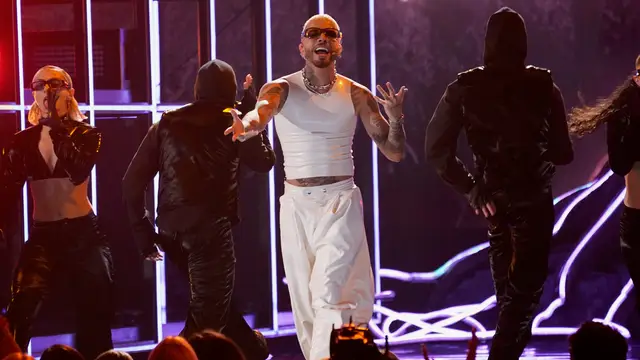 Rauw Alejandro, en uno de sus conciertos de 2022.