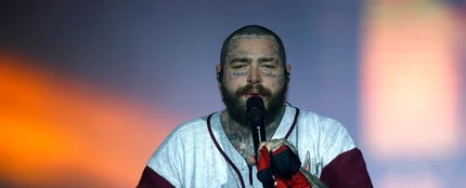 Post Malone, en el concierto de Rock in Rio 2022. Post Malone, en el concierto de Rock in Rio 2022.