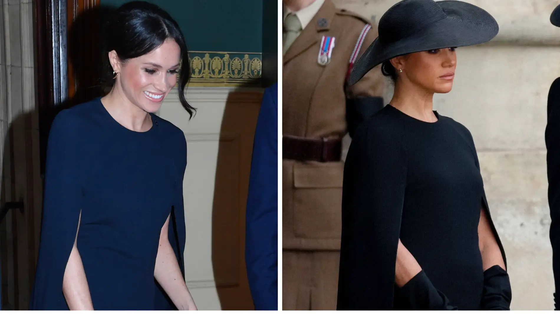 El detalle en los vestidos de Kate Middleton y Meghan Markle que se te  escapó en el funeral de Isabel II | Europa FM