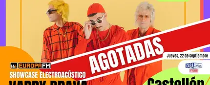 Agotadas las invitaciones para ver a Varry Brava este jueves 22 de septiembre en Castellón Agotadas las invitaciones para ver a Varry Brava este jueves 22 de septiembre en Castellón
