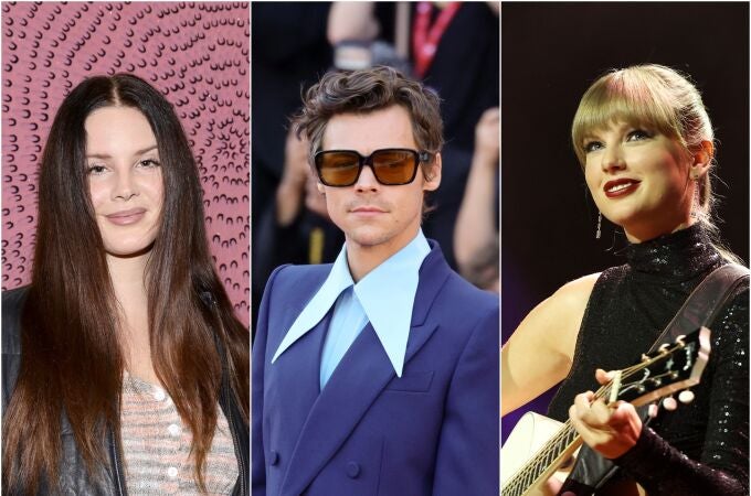 Lana del Rey, Harry Styles y Taylor Swift Lana del Rey, Harry Styles y Taylor Swift