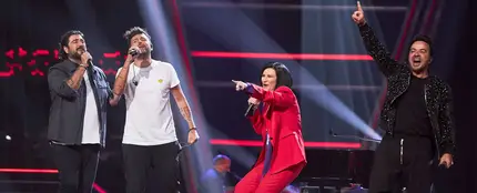 Laura Pausini, Antonio Orozco, Pablo López y Luis Fonsi inauguran ‘La Voz’ con una sensacional versión de ‘Yo no me doy por vencido’ Laura Pausini, Antonio Orozco, Pablo López y Luis Fonsi inauguran ‘La Voz’ con una sensacional versión de ‘Yo no me doy por vencido’