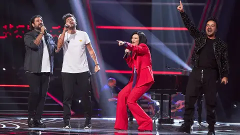 Laura Pausini, Antonio Orozco, Pablo López y Luis Fonsi inauguran ‘La Voz’ con una sensacional versión de ‘Yo no me doy por vencido’ Laura Pausini, Antonio Orozco, Pablo López y Luis Fonsi inauguran ‘La Voz’ con una sensacional versión de ‘Yo no me doy por vencido’