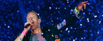 Chris Martin en un concierto de Coldplay Chris Martin en un concierto de Coldplay