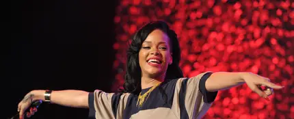 Rihanna durante una actuación Rihanna durante una actuación