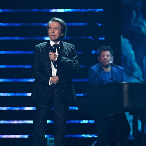 Raphael junto a Pablo López en los premios Billboard de la Música Latina