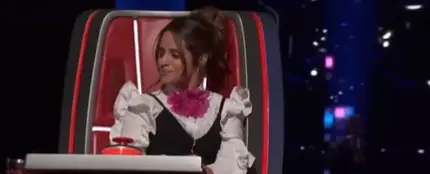 Camila Cabello, durante las audiciones a ciegas de 'La Voz'. Camila Cabello, durante las audiciones a ciegas de 'La Voz'.