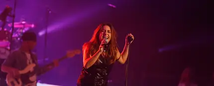 La cantante Marta Soto, en una actuación en septiembre de 2019. La cantante Marta Soto, en una actuación en septiembre de 2019.