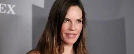 Hilary Swank, en una imagende 2015. Hilary Swank, en una imagende 2015.