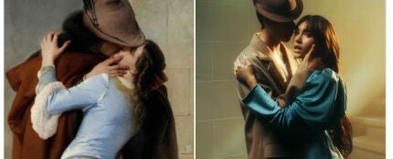 El cuadro 'El beso' de Francesco Hayez y el videoclip de 'Otra vez' de Aitana