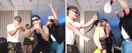 Rosalía se cuela en el trend de 'Punto 40' de Rauw Alejandro con los bailarines de ella Rosalía se cuela en el trend de 'Punto 40' de Rauw Alejandro con los bailarines de ella