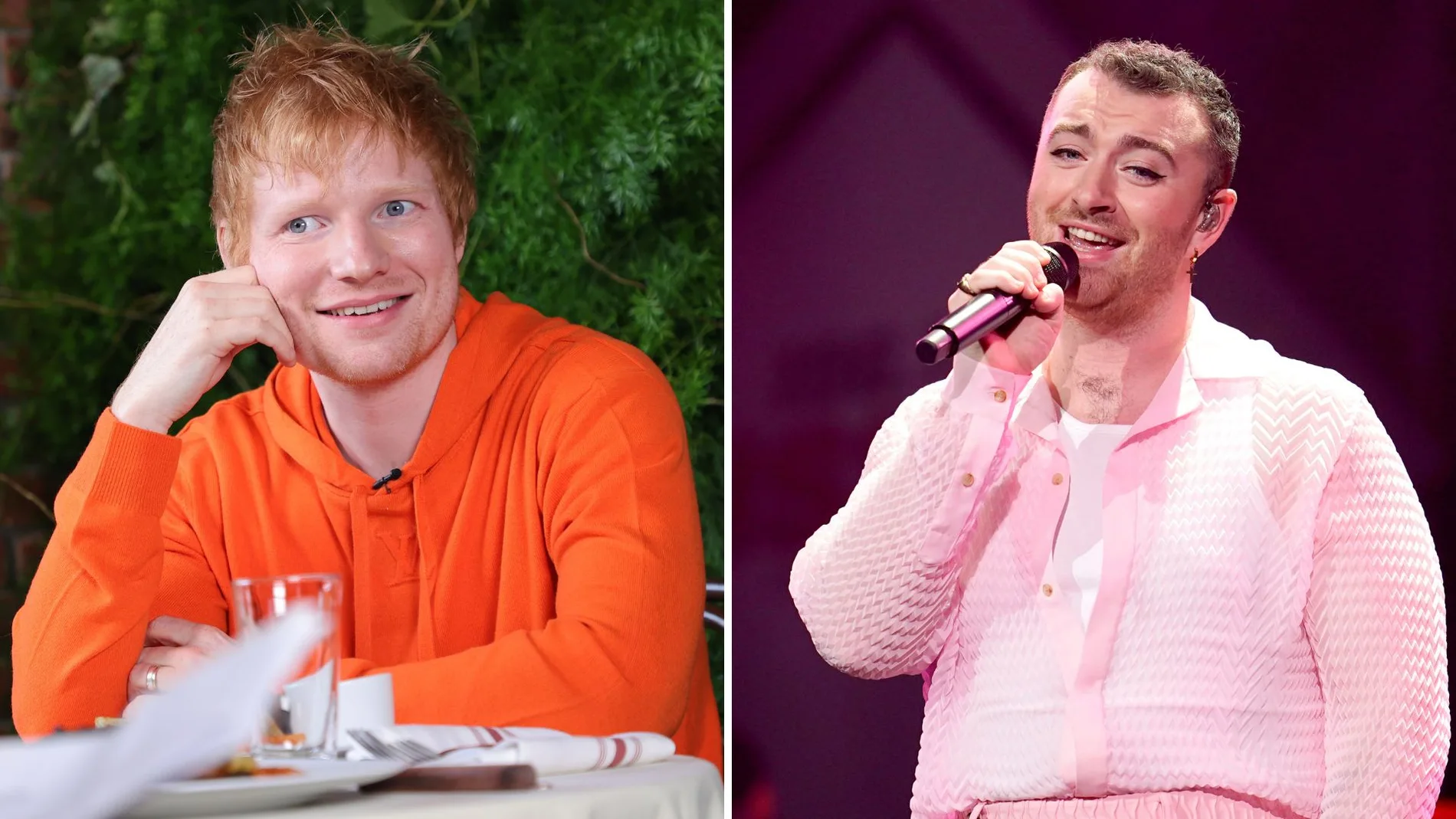 Ed Sheeran regala un pene de mármol de casi dos metros a Sam Smith