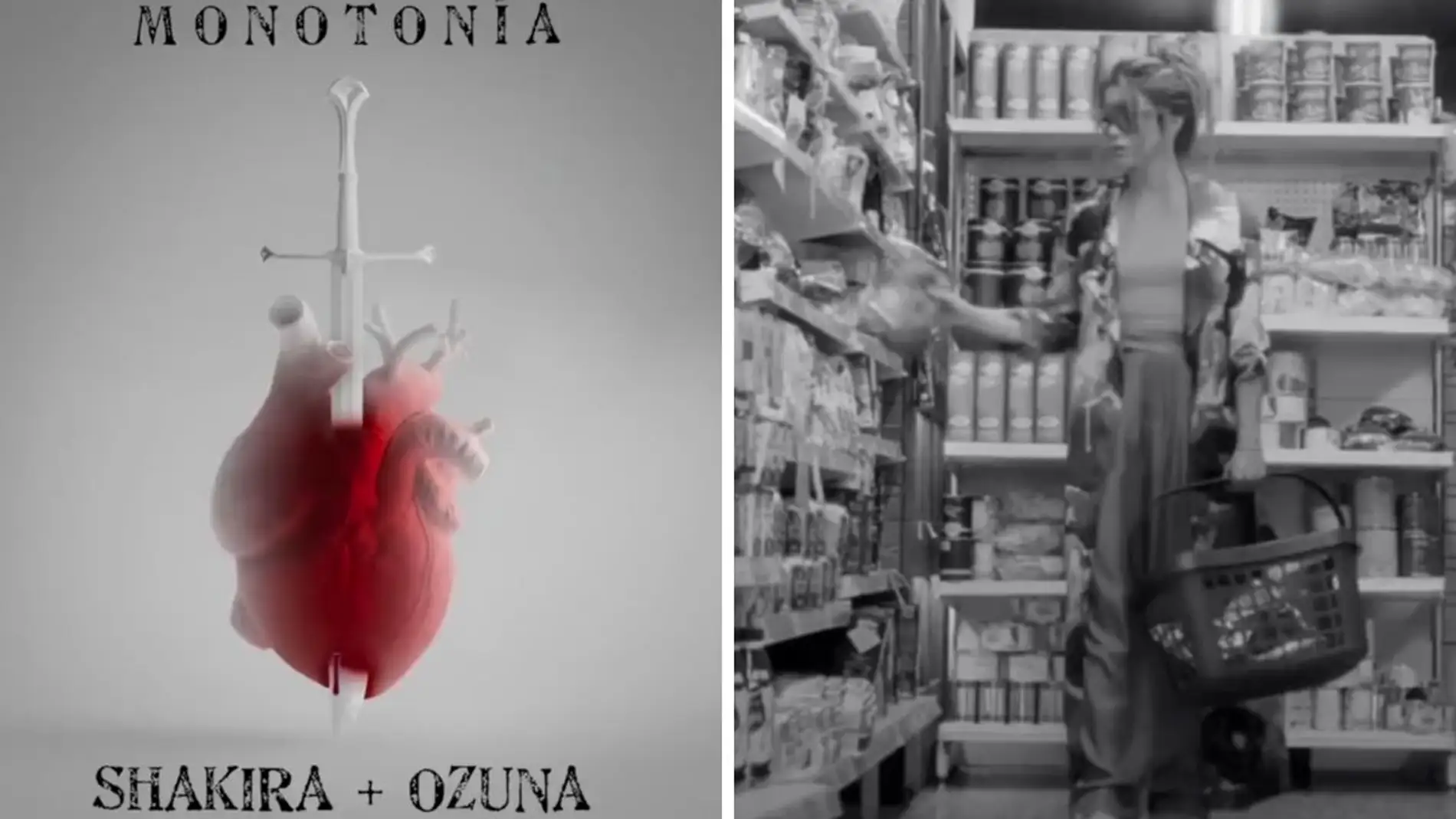 Shakira, en el videoclip de 'Monotonía, su canción con Ozuna.